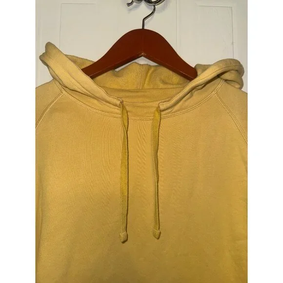 Girlfriend Collective Yellow 50/50 Hoodie Size 5 - Picture 5 of 11